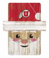Utah Utes Santa Ornament