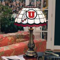 Utah Utes Stained Glass Tiffany Table Lamp