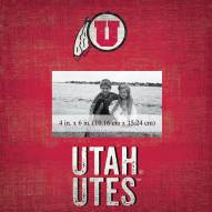 Utah Utes Team Name 10" x 10" Picture Frame