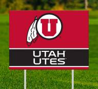 Utah Utes Team Name Yard Sign