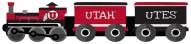 Utah Utes Train Cutout 6" x 24" Sign
