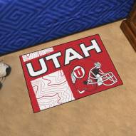 Utah Utes Uniform Inspired Starter Rug