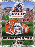UTEP Miners NCAA Woven Tapestry Throw Blanket
