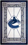 Vancouver Canucks 11" x 19" Stained Glass Sign