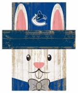 Vancouver Canucks 19" x 16" Easter Bunny Head