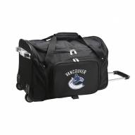 Vancouver Canucks 22" Rolling Duffle Bag