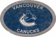 Vancouver Canucks 46" Team Color Oval Sign