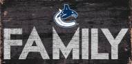 Vancouver Canucks 6" x 12" Family Sign
