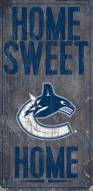 Vancouver Canucks 6" x 12" Home Sweet Home Sign