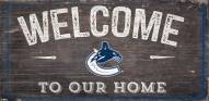 Vancouver Canucks 6" x 12" Welcome Sign