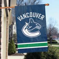 Vancouver Canucks Applique Banner Flag