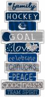 Vancouver Canucks Celebrations Stack Sign