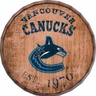 Vancouver Canucks Established Date 16" Barrel Top