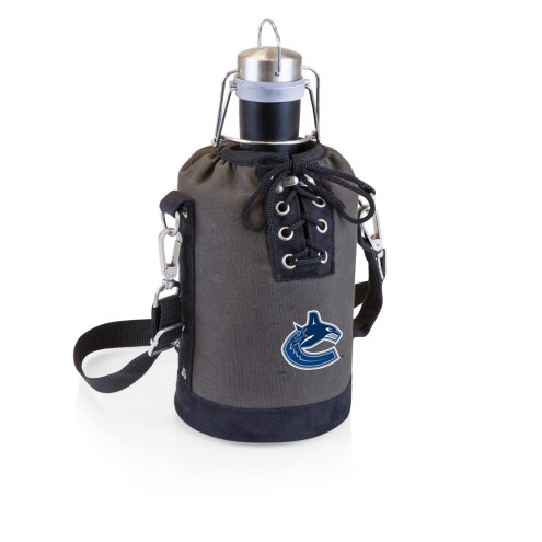 Vancouver Canucks Insulated Growler Tote with 64 oz. Stainless Steel Growler