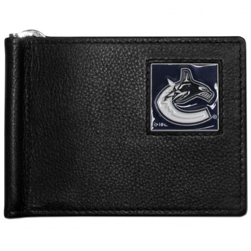 Vancouver Canucks Leather Bill Clip Wallet
