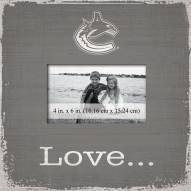 Vancouver Canucks Love Picture Frame