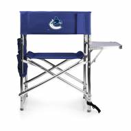 Vancouver Canucks Navy Sports Folding Chair