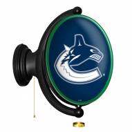 Vancouver Canucks Oval Rotating Lighted Wall Sign