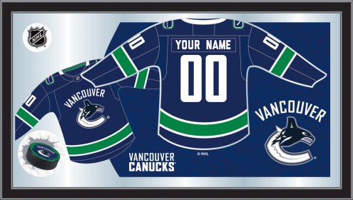 Vancouver Canucks Personalized Jersey Mirror