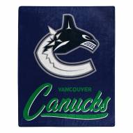 Vancouver Canucks Signature Raschel Throw Blanket