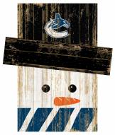 Vancouver Canucks Snowman Head Sign