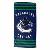 Vancouver Canucks Stripes Beach Towel
