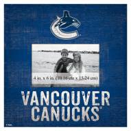 Vancouver Canucks Team Name 10" x 10" Picture Frame