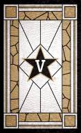 Vanderbilt Commodores 11" x 19" Stained Glass Sign