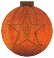 Vanderbilt Commodores 12" Halloween Pumpkin Sign