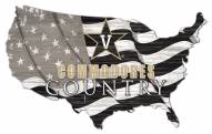 Vanderbilt Commodores 15" USA Flag Cutout Sign