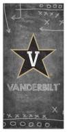 Vanderbilt Commodores 6" x 12" Chalk Playbook Sign