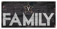 Vanderbilt Commodores 6" x 12" Family Sign