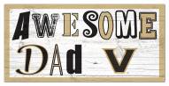 Vanderbilt Commodores Awesome Dad 6" x 12" Sign