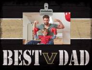 Vanderbilt Commodores Best Dad Clip Frame
