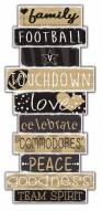 Vanderbilt Commodores Celebrations Stack Sign