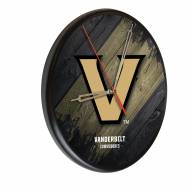 Vanderbilt Commodores Digitally Printed Wood Clock