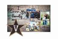 Vanderbilt Commodores I Love My Family Clip Frame