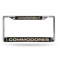 Vanderbilt Commodores Laser Chrome License Plate Frame