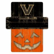 Vanderbilt Commodores Pumpkin Cutout with Stake