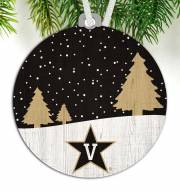 Vanderbilt Commodores Snow Scene Ornament