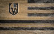 Vegas Golden Knights 11" x 19" Distressed Flag Sign