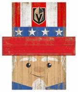 Vegas Golden Knights 19" x 16" Patriotic Head