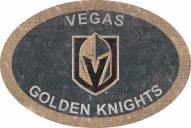 Vegas Golden Knights 46" Team Color Oval Sign