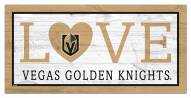 Vegas Golden Knights 6" x 12" Love Sign