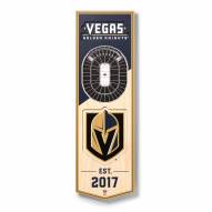 Vegas Golden Knights 6" x 19" 3D Stadium Banner Wall Art