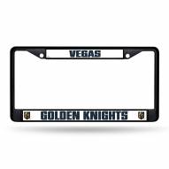 Vegas Golden Knights Black Metal License Plate Frame