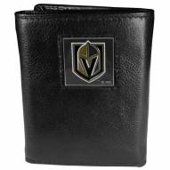 Vegas Golden Knights Deluxe Leather Tri-fold Wallet