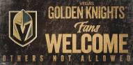 Vegas Golden Knights Fans Welcome Sign