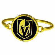 Vegas Golden Knights Gold Tone Bangle Bracelet