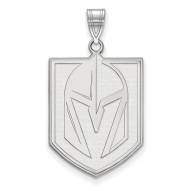 Vegas Golden Knights Sterling Silver Extra Large Pendant